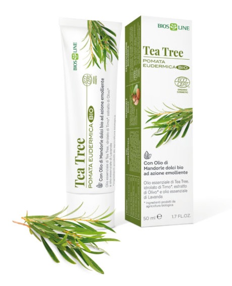 BIOSLINE TEA TREE POMATA EUDERMICA CERT ECOCERT 50 ML - Farmacia Del Monaco