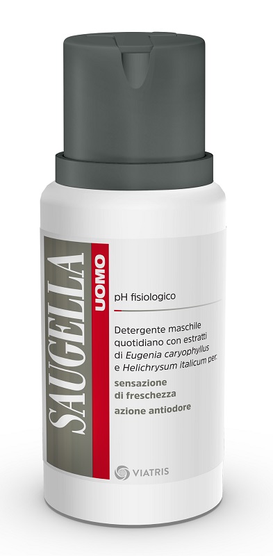 SAUGELLA UOMO PH FISIOLOGICO DETERGENTE MASCHILE 200 ML - Farmacia Del Monaco