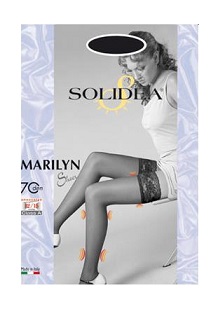 MARILYN 70 SHEER CALZA AUTOREGGENTE NERO 3 - Farmacia Del Monaco