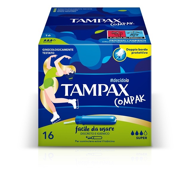 TAMPAX COMPAK SUPER 16 PEZZI - Farmacia Del Monaco