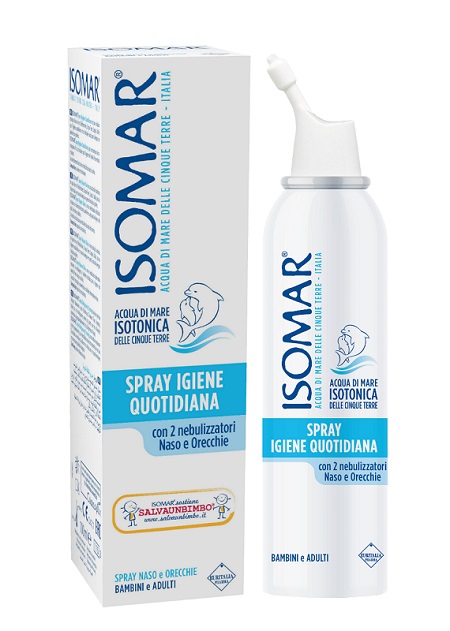 SOLUZIONE ACQUA DI MARE ISOMAR SPRAY IGIENE QUOTIDIANA 100 ML - Farmacia Del Monaco