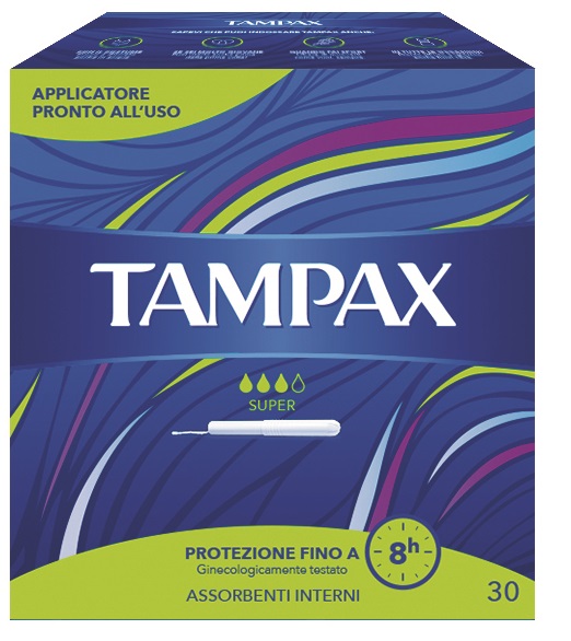 TAMPAX BLUE BOX SUPER 30 PEZZI - Farmacia Del Monaco