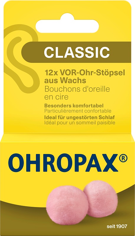 OHROPAX TAPPI AURICOLARI CERA 12 PEZZI - Farmacia Del Monaco