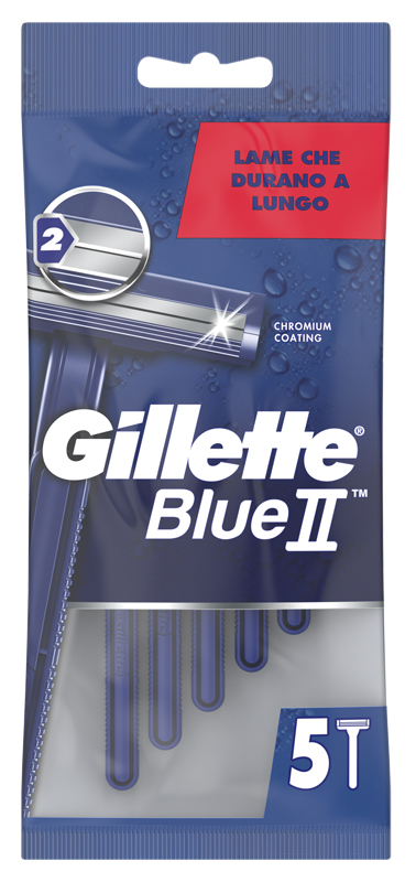 RASOIO GILLETTE BLUE II STANDARD 6 X 20 X 5 - Farmacia Del Monaco