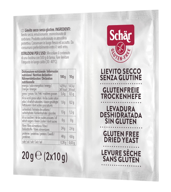 SCHAR LIEVITO SECCO 2 BUSTINE DA 10 G - Farmacia Del Monaco