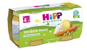 HIPP BIO HIPP BIO OMOGENEIZZATO VERDURE MISTE 2X80 G - Farmacia Del Monaco