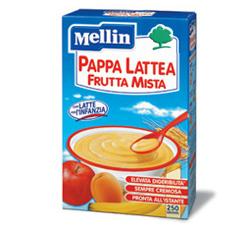 MELLIN PAPPA LATTE FRUTTA 250 G NUOVO FORMATO - Farmacia Del Monaco