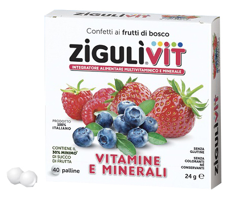 ZIGULI VIT FRUTTIBOSCO 40 CONFETTI - Farmacia Del Monaco