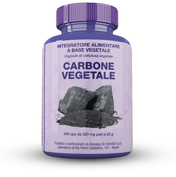CARBONE VEGETALE 100 CAPSULE 32 G - Farmacia Del Monaco