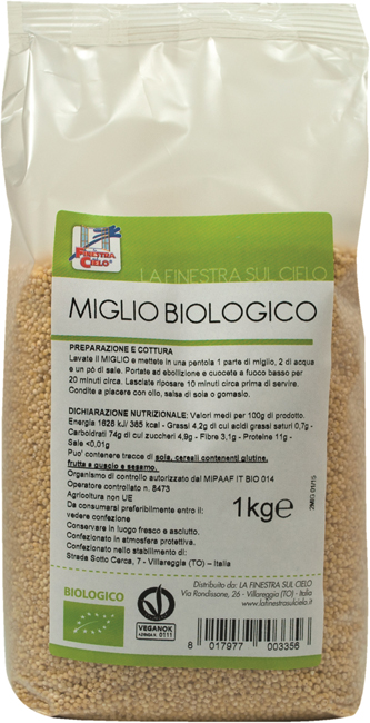 FSC MIGLIO DECORTICATO BIO 1 KG - Farmacia Del Monaco