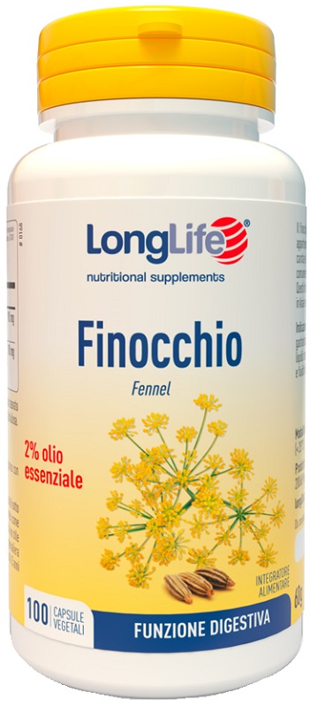 LONGLIFE FINOCCHIO 1% 100 CAPSULE VEGETALI - Farmacia Del Monaco