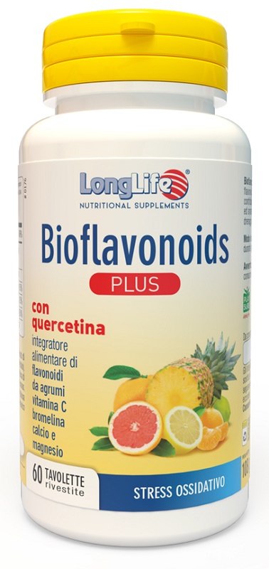 LONGLIFE BIOFLAVONOIDS PLUS 60 TAVOLETTE RIVESTITE - Farmacia Del Monaco