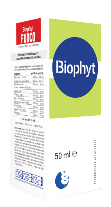 BIOPHYT FUOCO 50 ML SOLUZIONE IDROALCOLICA - Farmacia Del Monaco