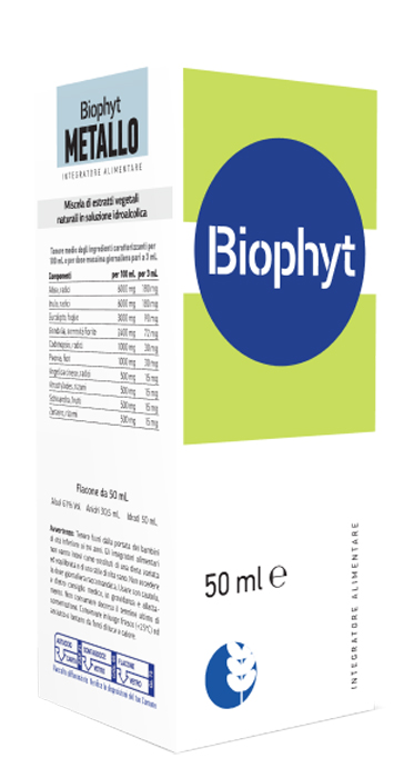 BIOPHYT METALLO 50 ML SOLUZIONE IDROALCOLICA - Farmacia Del Monaco