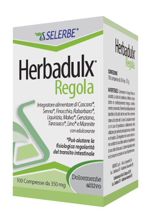 HERBADULX REGOLA 100 COMPRESSE - Farmacia Del Monaco