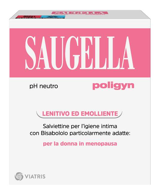 SAUGELLA POLIGYN PH NEUTRO SALVIETTINE IGIENE INTIMA LENITIVO ED EMOLLIENTE 10 PEZZI - Farmacia Del Monaco