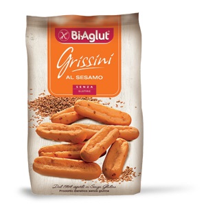 BIAGLUT GRISSINI CON SESAMO 150 G - Farmacia Del Monaco