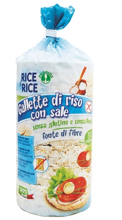 RICE&RICE GALLETTE DI RISO CON SALE SENZA LIEVITO 100 G - Farmacia Del Monaco