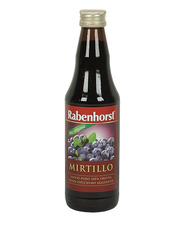 RABENHORST SUCCO MIRTILLO NERO BIO 330 ML - Farmacia Del Monaco