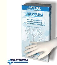 GUANTO LATTICE NON TALCATO MEDIO 100 PEZZI - Farmacia Del Monaco