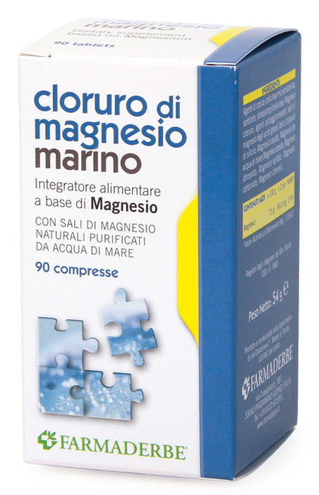 CLORURO DI MAGNESIO MARINO 90 COMPRESSE - Farmacia Del Monaco