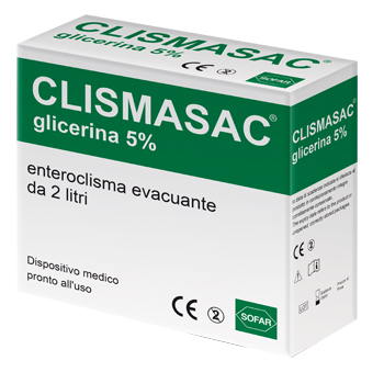 ENTEROCLISMA CLISMASAC 5% 2LITRI - Farmacia Del Monaco