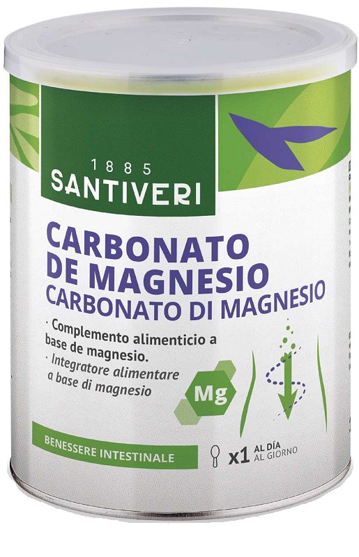 CARBONATO MAGNESIO 110 G SANTIVERI - Farmacia Del Monaco