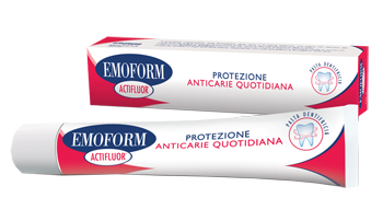 EMOFORM ACTIFLUOR DENTIFRICIO 75 ML - Farmacia Del Monaco