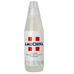 DISINFETTANTE IGIENIZZANTE A BASE DI IPOCLORITO DI SODIO ANTIMICROBICO AD AMPIO SPETTRO D'AZIONE AMUCHINA LIQUIDA 100% 1000 ML - Farmacia Del Monaco