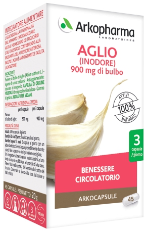 ARKO CAPSULE AGLIO 45 CAPSULE - Farmacia Del Monaco