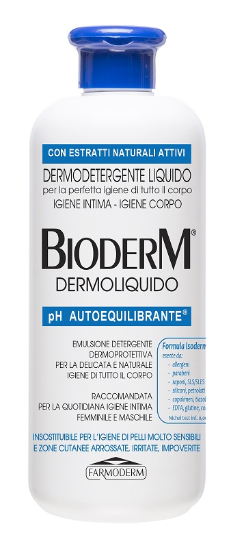 BIODERM DERMOLIQUIDO PH AUTOEQUILIBRANTE 500 ML - Farmacia Del Monaco