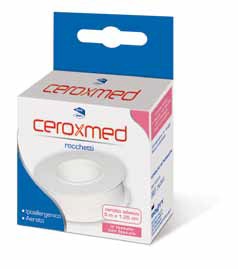 CEROTTO ADESIVO IN ROCCHETTO CEROXMED IN TESSUTO NON TESSUTO AERATO IPOALLERGENICO BIANCO 500X1,25 CM 1 PEZZO - Farmacia Del Monaco