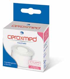 CEROTTO ADESIVO IN ROCCHETTO CEROXMED IN TESSUTO NON TESSUTO AERATO IPOALLERGENICO BIANCO 500X2,5 CM 1 PEZZO - Farmacia Del Monaco
