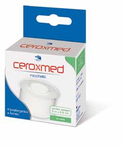 CEROTTO ADESIVO IN ROCCHETTO CEROXMED IN SETA AERATO IPOALLERGENICO BIANCO 500X2,5 CM 1 PEZZO - Farmacia Del Monaco