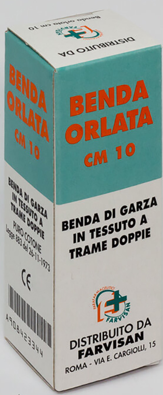 BENDA IN GARZA IDROFILA ORLATA 10X500CM - Farmacia Del Monaco