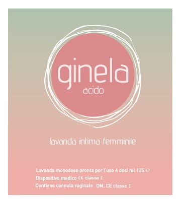 LAVANDA INTIMA FEMMINILE GINELA ACIDO 4 DOSI X 125 ML + CANNULA VAGINALE - Farmacia Del Monaco