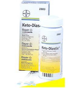 STRISCE MISURAZIONE GLICOSURIA E CHETONURIA KETODIASTIX 50 PEZZI - Farmacia Del Monaco