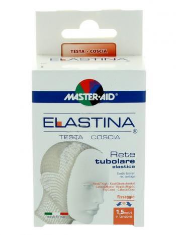 RETE TUBOLARE ELASTICA IPOALLERGENICA MASTER-AID ELASTINA TESTA/COSCIA 1,5 MT IN TENSIONE CALIBRO 6 CM - Farmacia Del Monaco