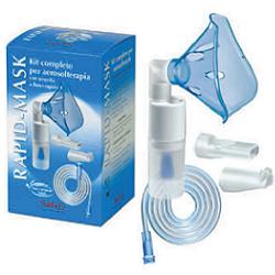 KIT COMPLETO PRONTEX RAPID MASK PER AEROSOLTERAPIA CON AMPOLLA PLASTICA +MASCHERA PER ADULTI +TUBO PRESSIONE +ACCESSORIO NASALE +BOCCHERUOLA - Farmacia Del Monaco