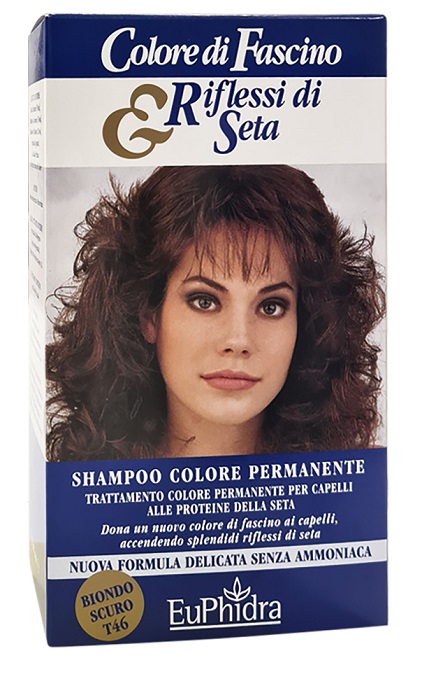 EUPHIDRA COLORE DI FASCINO & RIFLESSI DI SETA SHAMPOO COLORE PERMANENTE 46 BIONDO SCURO 120 ML - Farmacia Del Monaco