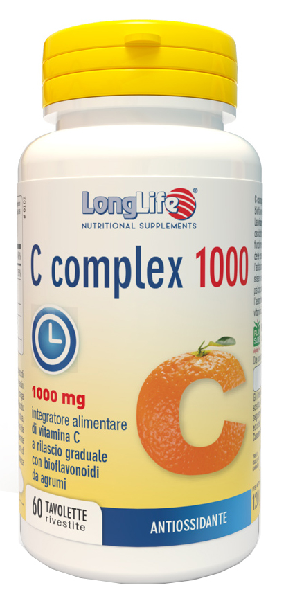 LONGLIFE C COMPLEX 1000 T/R 60 TAVOLETTE - Farmacia Del Monaco