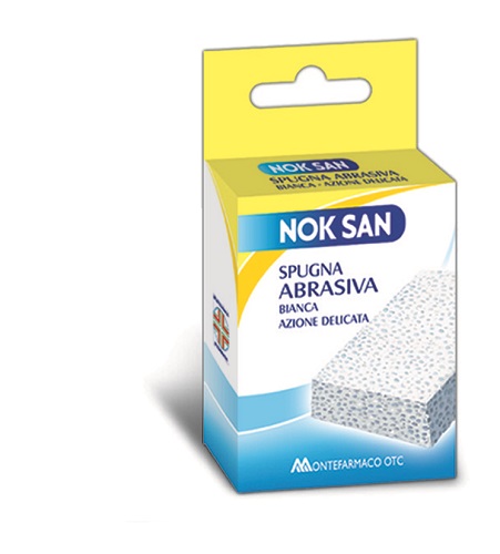 NOK SAN SPUGNA ABRASIVA BIANCA 1 PEZZO - Farmacia Del Monaco