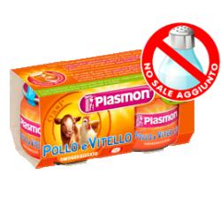 PLASMON OMOGENEIZZATO VITELLO POLLO 80 G X 2 PEZZI - Farmacia Del Monaco