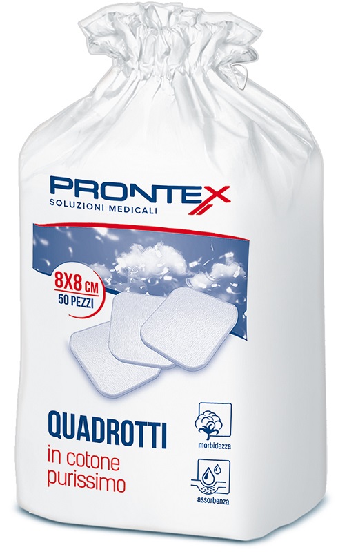 COTONE IDROFILO PRONTEX QUADROTTI - Farmacia Del Monaco