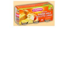 PLASMON OMOGENEIZZATO BANANA/MELA/BISCOTTI/MIELE 120 G X 3 PEZZI - Farmacia Del Monaco