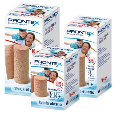 BENDA ELASTICA PRONTEX 8 CM - Farmacia Del Monaco