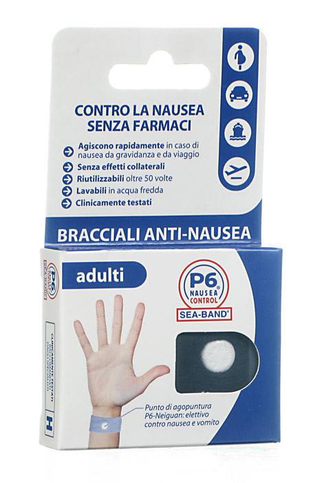 BRACCIALE ANTI NAUSEA PER ADULTI P6 NAUSEA CONTROL 2 PEZZI - Farmacia Del Monaco