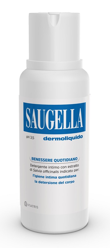SAUGELLA DERMOLIQUIDO PH 3,5 DETERGENTE INTIMO BENESSERE QUOTIDIANO 750 ML - Farmacia Del Monaco