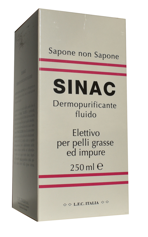 SINAC FLUIDO DERMOPURIFICANTE 250 ML - Farmacia Del Monaco