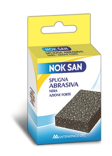 NOK SAN SPUGNA ABRASIVA NERA 1 PEZZO - Farmacia Del Monaco